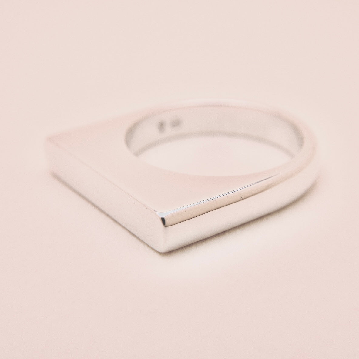 slim signet ring